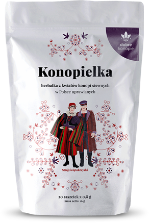 Opakowanie herbatki konopielka świętokrzyska